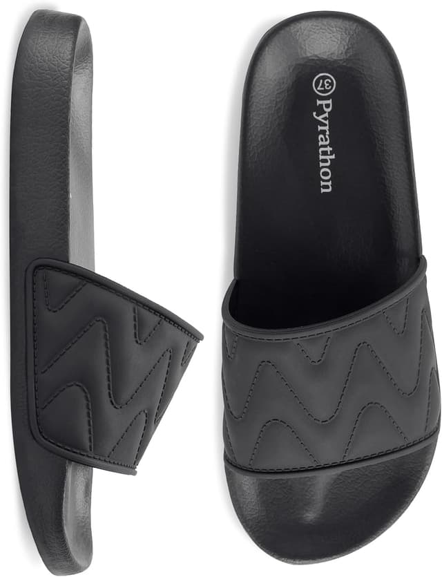 Detalle 2 de Pyrathon Womens Sliders Lightweight Adjustable Pool Flip Flops (4-7UK)