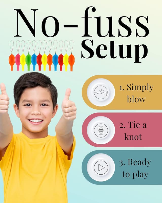 Detalle de 25 Large Punch Balloons for Kids Party Bag Fillers (12 Inch, Assorted Colours)