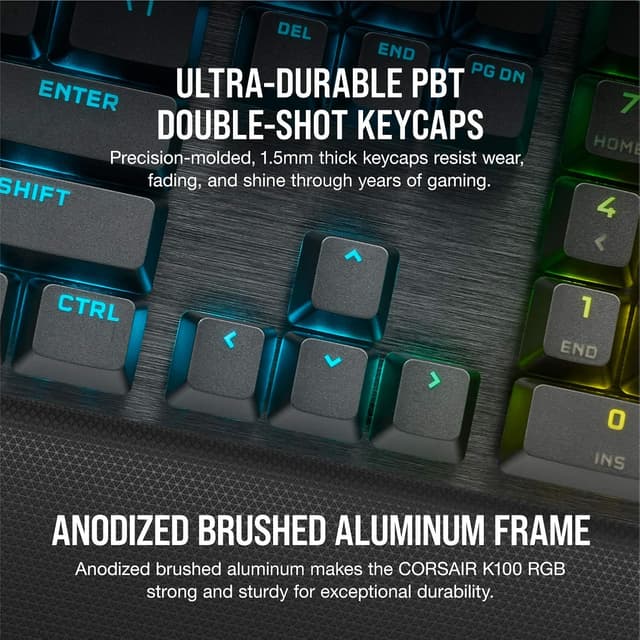 Thumbnail 6 de Corsair K100 RGB Optical-Mechanical Keyboard