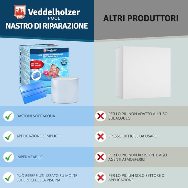 Thumbnail 5 de Veddelholzer Riparazione piscina 10 cm x 150 cm 🏊