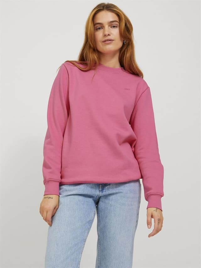 Detalle 2 de JJXX Jxabbie LS Rel Every Brush Crew: maglia di tuta donna in tessuto morbido