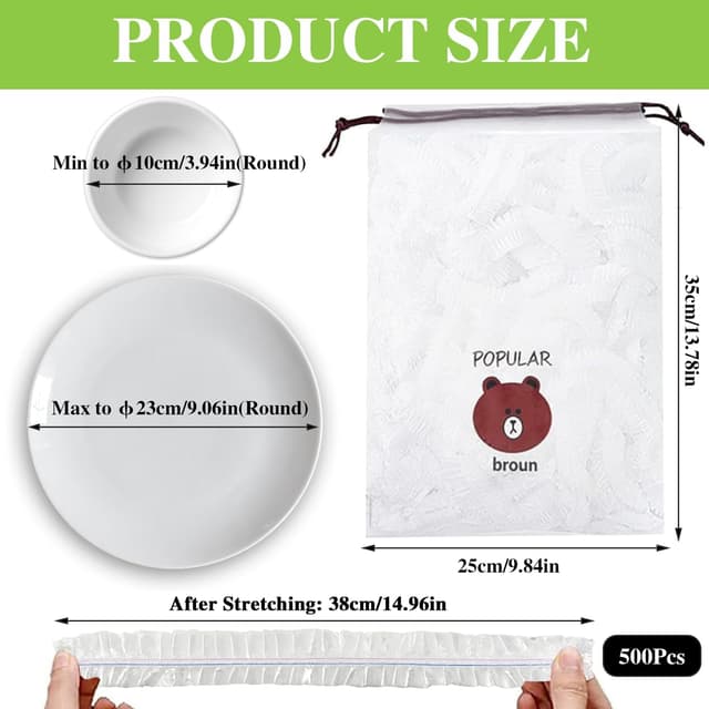 Thumbnail 1 de Frischhaltebeutel 500 Stück 🍽