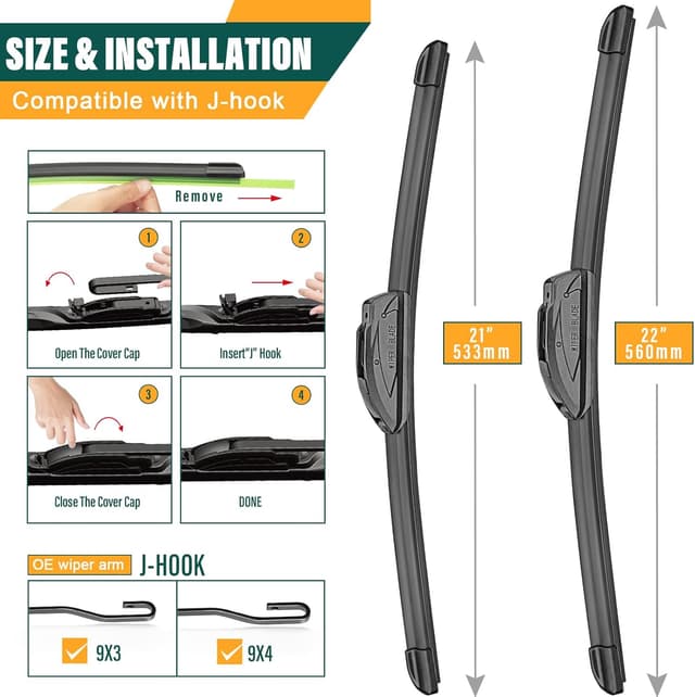Detalle de KVQ Windshield Wiper Blade 22"
