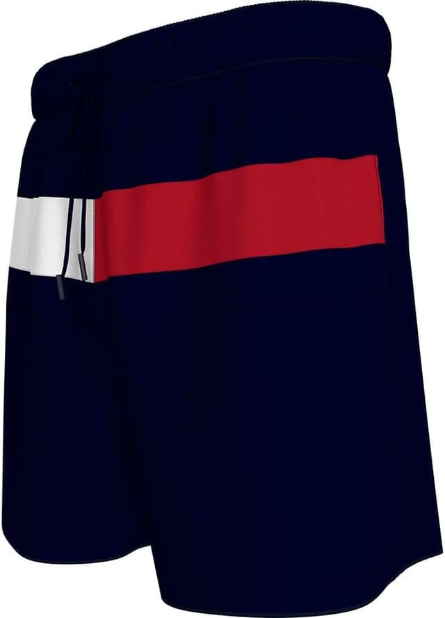 Detalle de Tommy Hilfiger Men’s Long Drawstring Swim Shorts