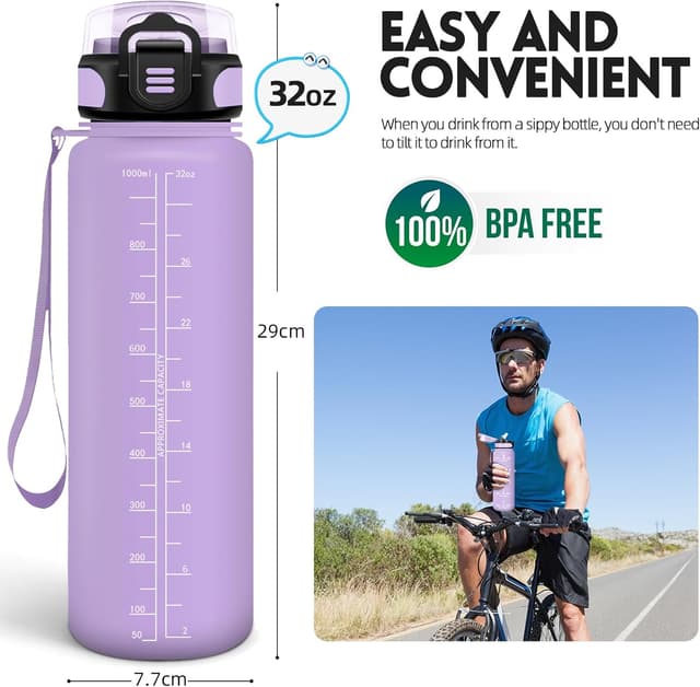 Detalle 1 de HoneyHolly Borraccia 1 litro con cannuccia