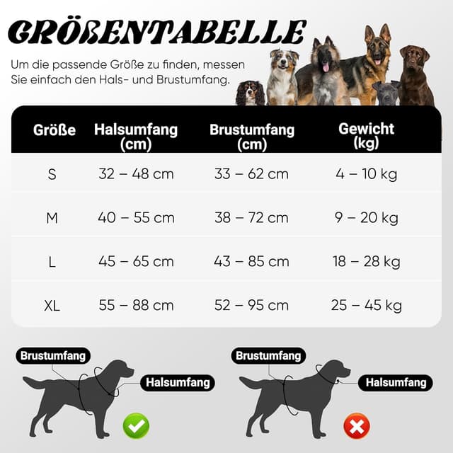 Detalle 2 de Funfox Hundegeschirr Anti-Zug, 32 bis 45 cm