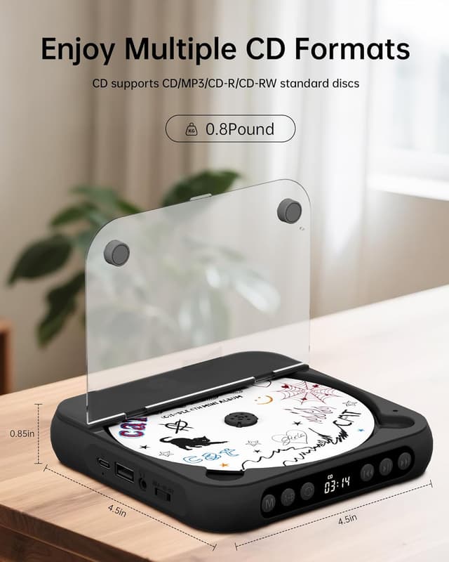 Thumbnail 3 de ENVYCLOUD portable CD player 6h