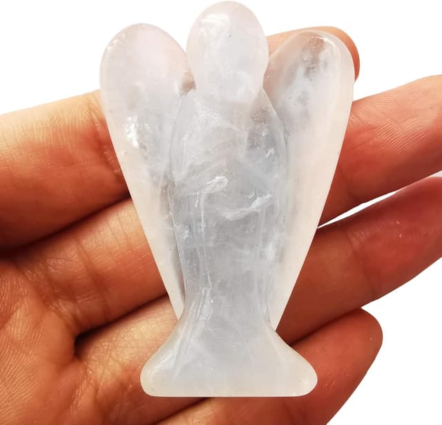 Thumbnail 5 de Lovionus89 Synthese Grünes Howlite-Türkis Wächter Engel 5CM