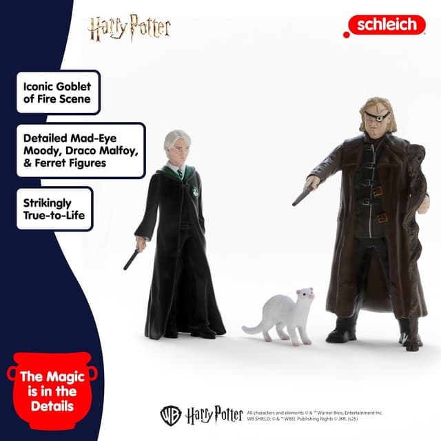 Thumbnail 2 de Schleich Harry Potter Maugrey et Drago, set 3 pièces 🎲