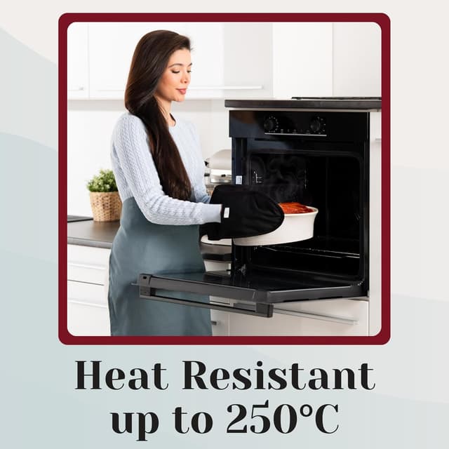 Thumbnail 4 de Laffair Double Oven Gloves 2-in-1 Heat Protection