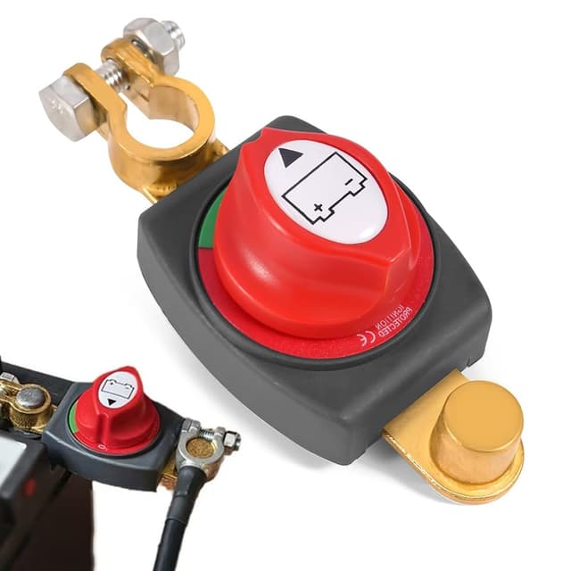 Detalle de Batteriehauptschalter 12V-48V wasserdicht