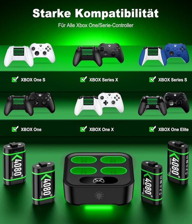 Thumbnail 5 de Xbox Controller-Ladestation 4x4080 mWh