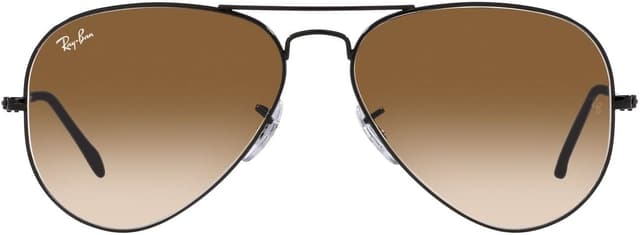 Detalle de Ray-Ban RB3025 Classic Aviator Sunglasses (XS fit) with gradient brown lenses