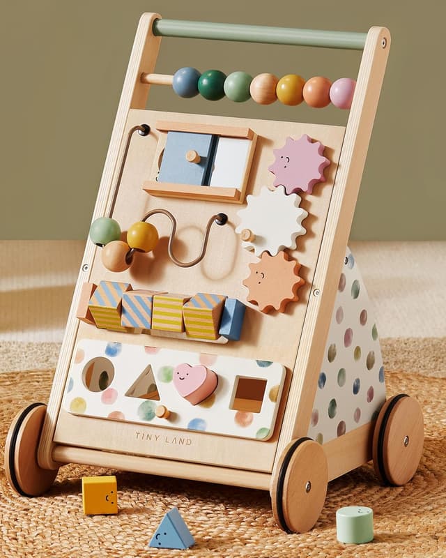 Imagen de Tiny Land Wooden Baby Walker 🚼 en OfertitasTOP