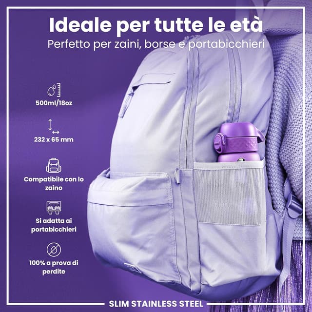 Thumbnail 1 de ion8 Borraccia Inox Leggero 600ml 🥤