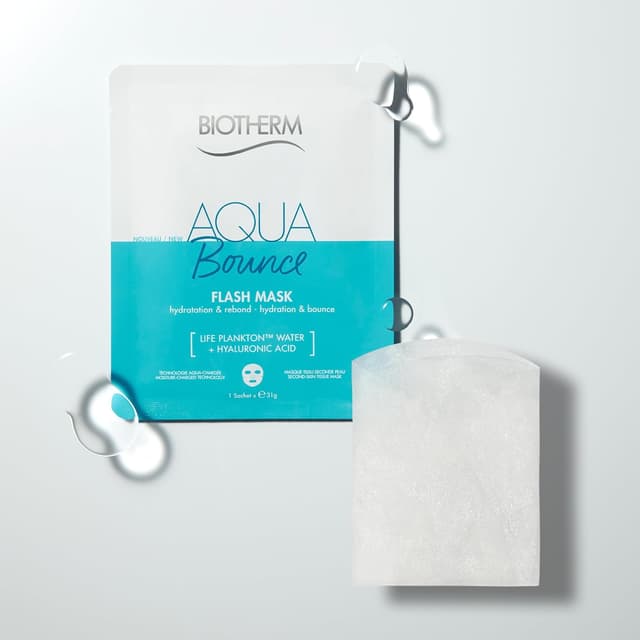 Thumbnail 4 de Biotherm Aquasource Flash Sheet Mask moisturizing face mask