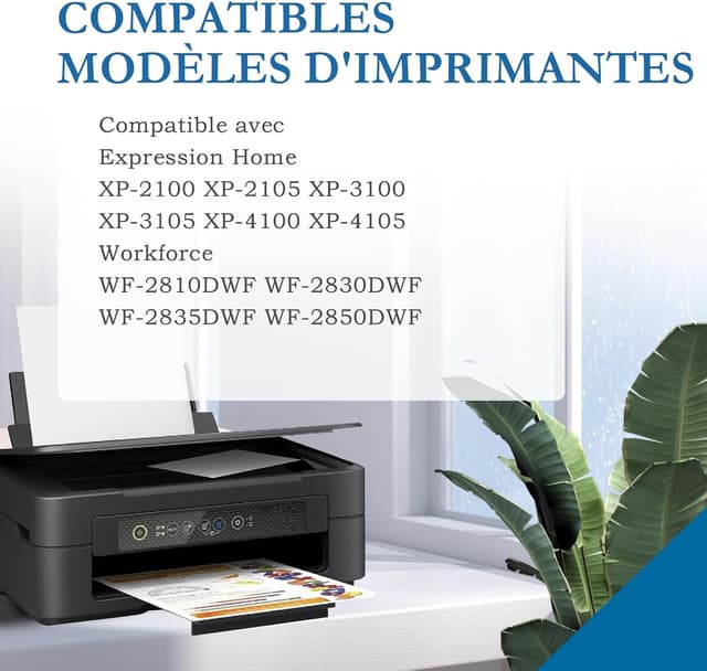 Detalle 2 de Paeolos lot de cartouches 603XL compatibles Epson Expression Home / WorkForce (16 cartouches)