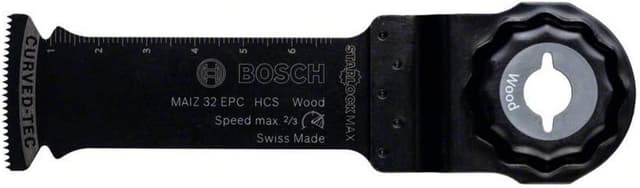 Detalle de Bosch Accessories Lames plongeantes MAIZ 32 EPC (80 mm) pour bois – Starlock Max