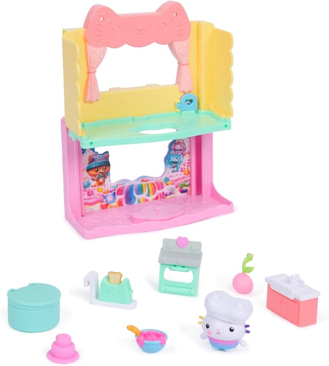 Detalle de Gabby’s Dollhouse Cakey’s Cake-tastic Kitchen playset