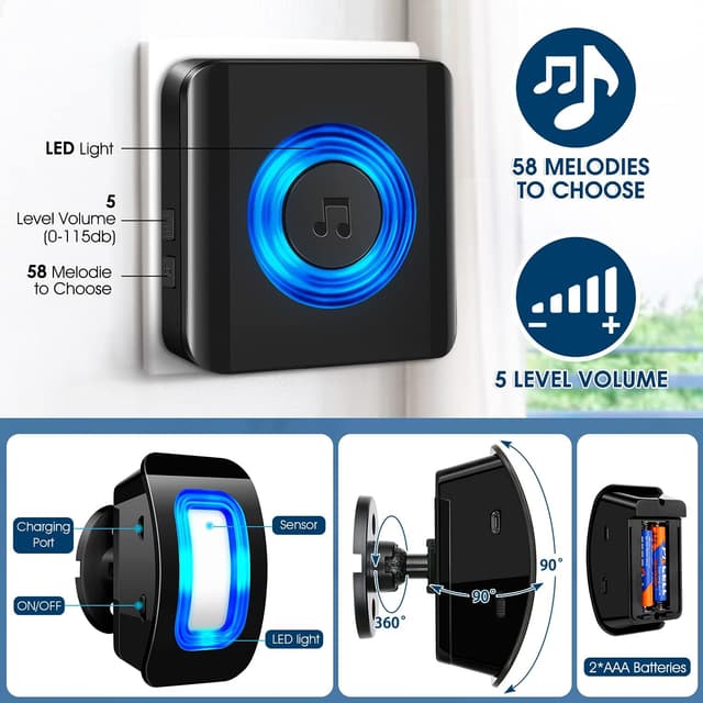 Thumbnail 1 de Satisure détecteur de mouvement 150 m 🔔