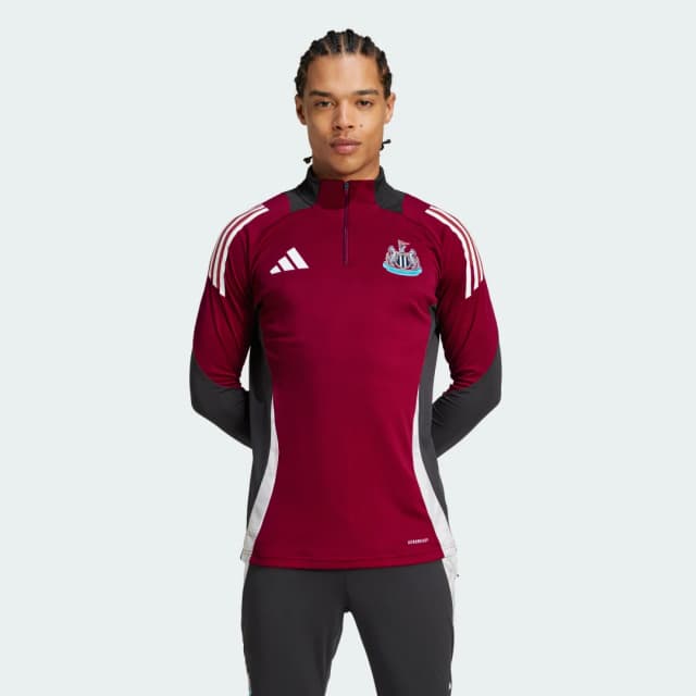 Detalle de Sudadera de entrenamiento Newcastle United FC Tiro 24 Burgundy de adidas