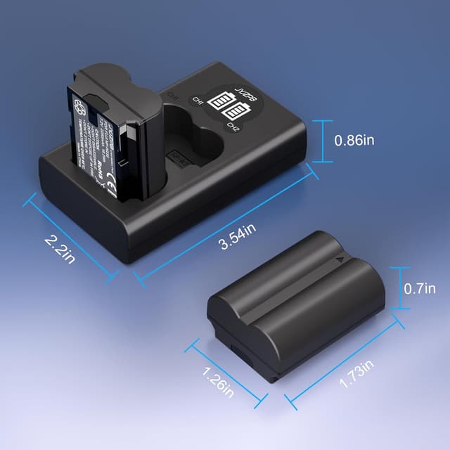 Thumbnail 3 de JYJZPB NP-W235 Battery & Dual Charger