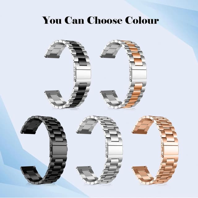 Detalle de 20mm stainless steel metal strap for Garmin