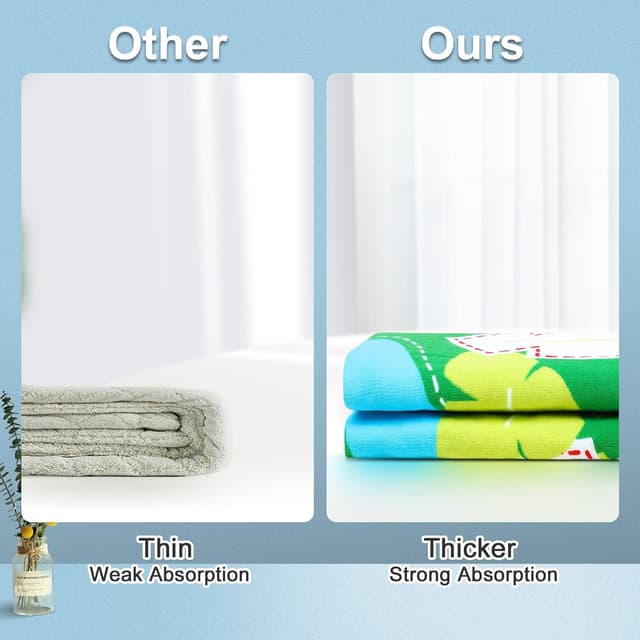 Thumbnail 4 de Badeponcho Kinder 70 x 60 cm aus Baumwolle