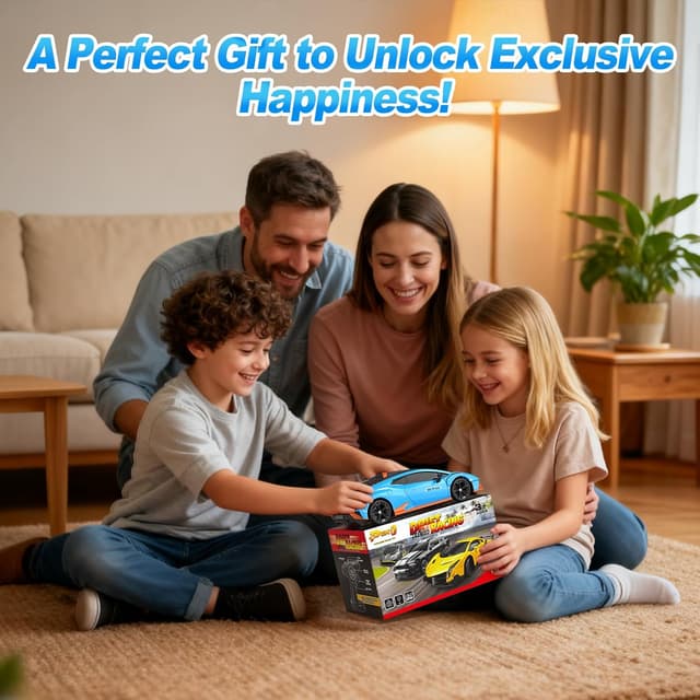 Thumbnail 6 de Lamborghini RC Drift Car (1:24) – 4WD mini 4WD remote control drift car with LED lights, 25 km/h