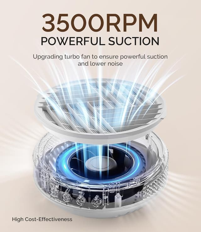 Thumbnail 3 de MelodySusie tragbarer Nagelstaubsauger SProR (bis 6 Stunden Laufzeit, USB‑C) – weiß