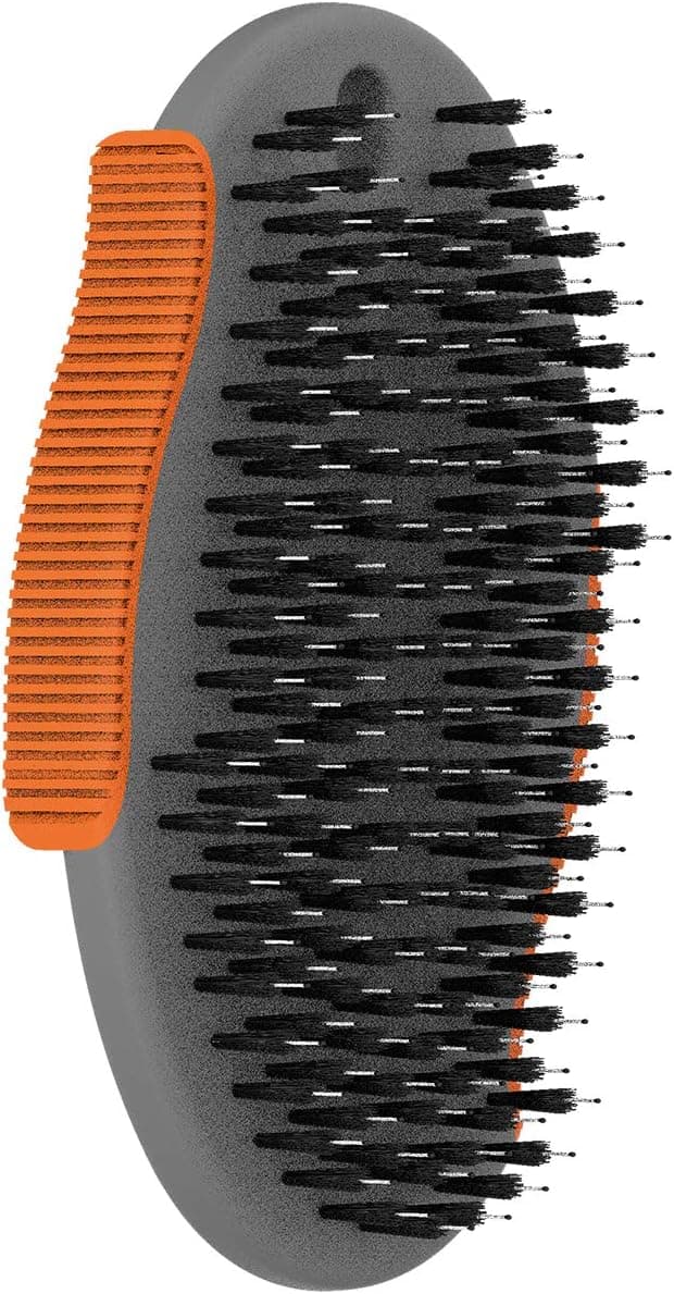 Detalle de Wahl Palm Pal Brush grooming brush for cats and dogs with rubber grip