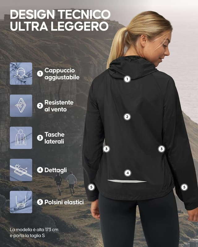 Thumbnail 1 de DANISH ENDURANCE Giacca a Vento Donna 55% poliestere