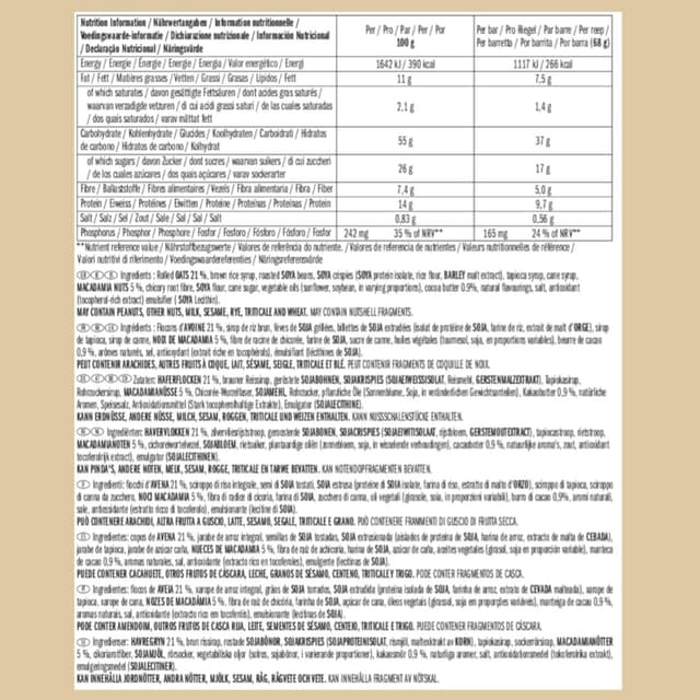 Thumbnail 6 de CLIF BAR White Chocolate Macadamia Nut 12x68 g