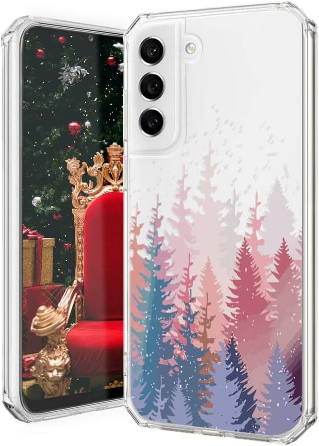 Detalle de CAROKI clear case for Samsung S21 FE – shockproof transparent TPU bumper cover