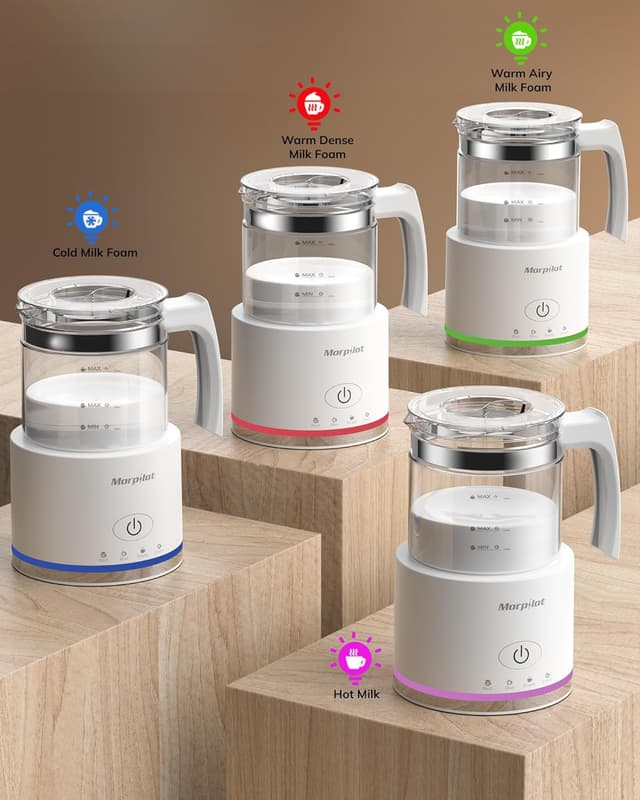 Thumbnail 5 de Morpilot Milchaufschäumer Elektrisch 4 in 1 500 ml