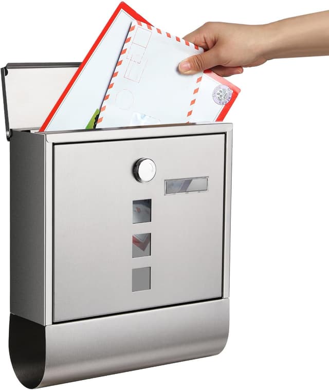 Thumbnail 4 de SONGMICS GMB020S02 Briefkasten 10 x 30,8 x 33,8 cm