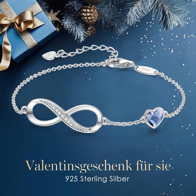 Detalle 2 de Infinity Armband Damen Rosegold