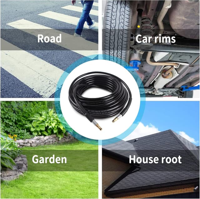 Thumbnail 6 de NAMOTEK 30M High Pressure Washer Hose 400bar