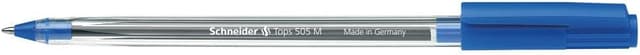 Detalle 2 de Schneider Tops 505 PTE M penna sfera blu (10 pezzi) con punta in acciaio