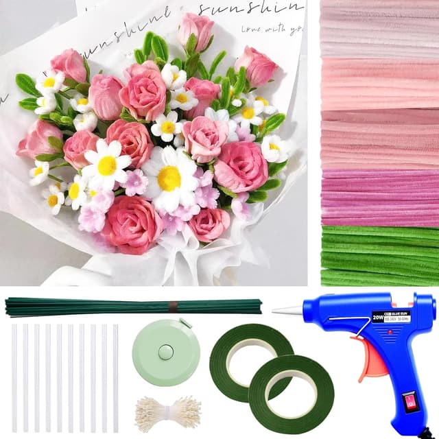 Imagen de 500 Pcs Thick Pipe Cleaners 12in 8mm en OfertitasTOP