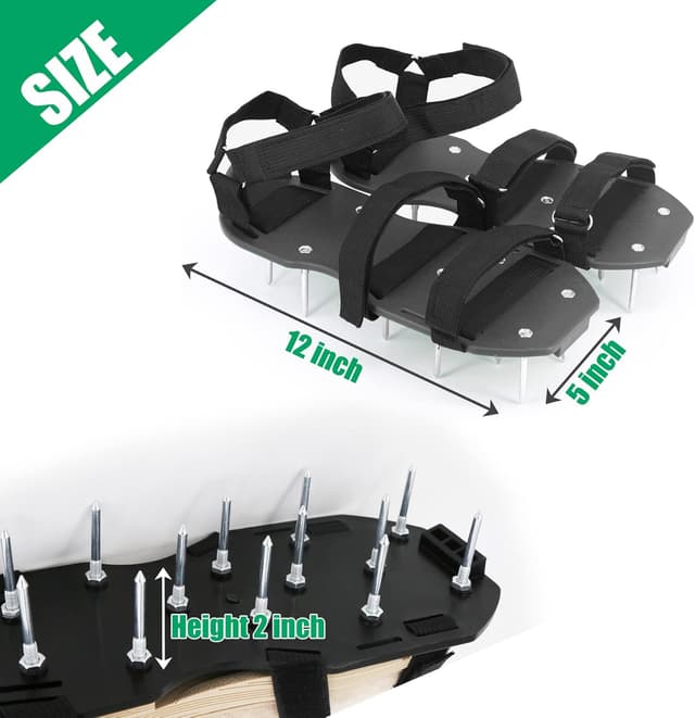 Thumbnail 6 de HSLighting Lawn aerator shoes, 13 spikes