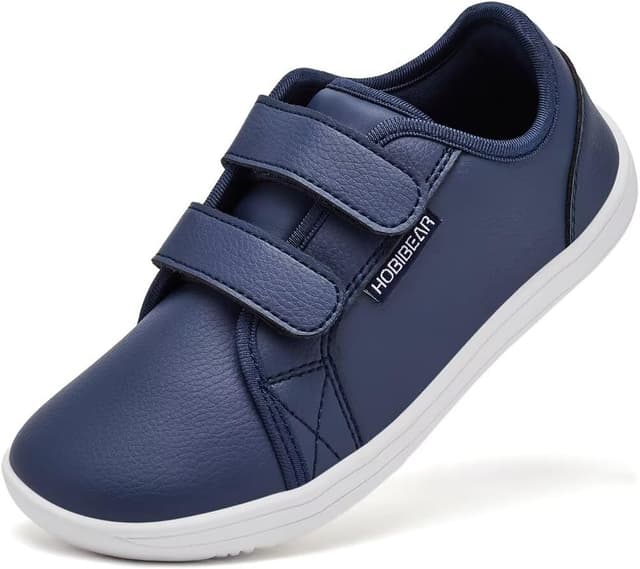 Detalle de HOBIBEAR Kids wide barefoot shoes for boys & girls – minimalist school, trail and walking trainers