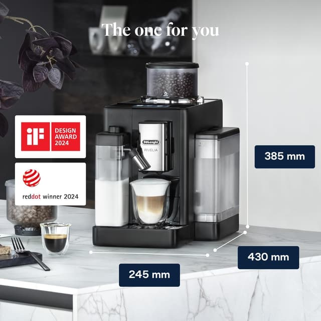 Detalle 2 de De’Longhi Rivelia Perfetto Automatic Coffee Machine