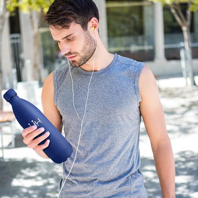 Thumbnail 5 de Garrafa Térmica 1L botella de acero inoxidable doble pared