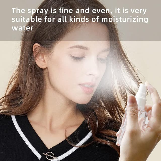 Detalle de Ysimple 12 Pack 60ml Travel Bottles Set with Spray Nozzles, Funnels and Labels