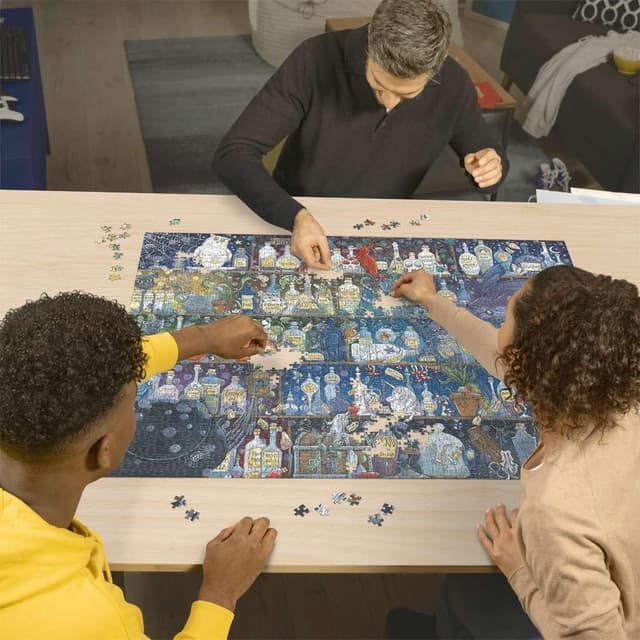 Detalle de Ravensburger Puzzle 2000 pièces L’étagère à Potions