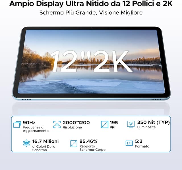 Thumbnail 1 de DOOGEE U12 Tablet 12 Pollici 24GB RAM