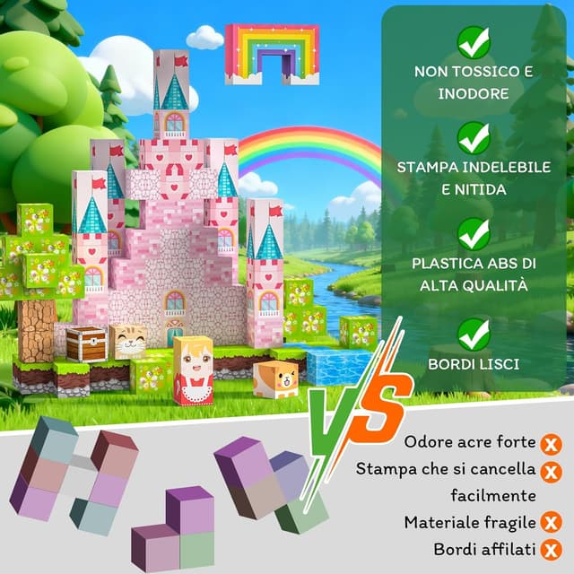 Thumbnail 4 de Crifeton Costruzioni Magnetiche per Bambini 3+ — Castello 🧩