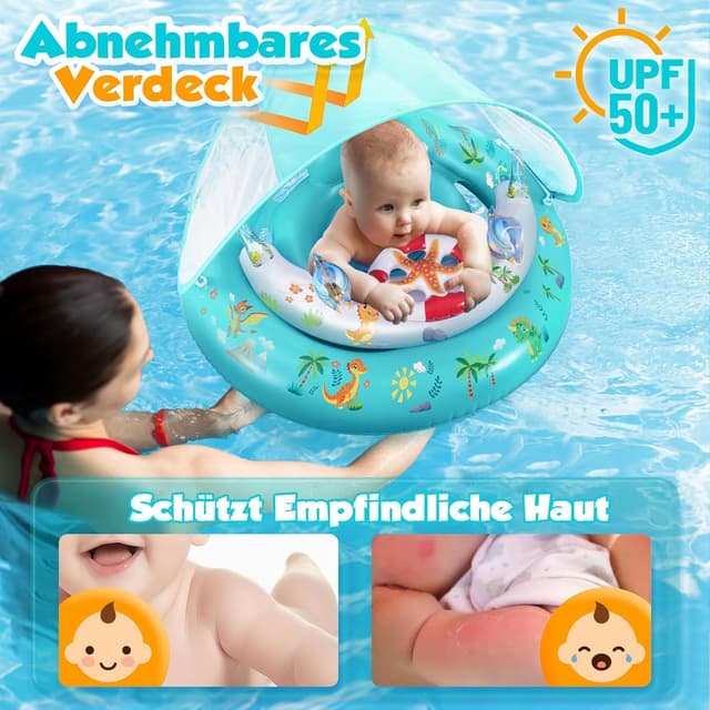 Detalle 2 de GLOPUS Baby Schwimmring mit UPF50+ Sitz