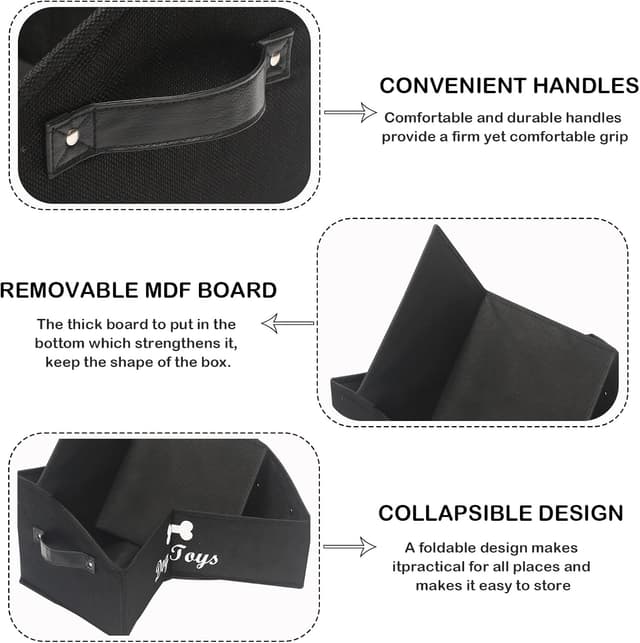 Detalle 2 de Morezi Hundespielzeug Aufbewahrungsbox 50 cm